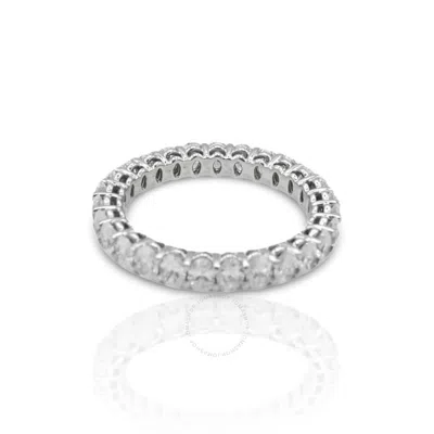 Tresorra 18k White Gold Diamond Eternity Ring In Gray
