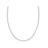 Tresorra Sterling Silver Anchor Chain Necklace