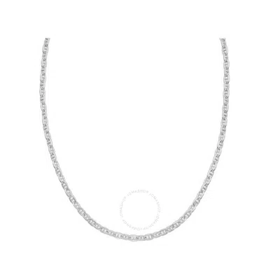 Tresorra Sterling Silver Anchor Chain Necklace