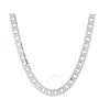 Tresorra Sterling Silver Miami Cuban Chain Necklace