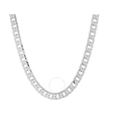 Tresorra Sterling Silver Miami Cuban Chain Necklace