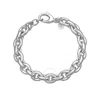 Tresorra Sterling Silver Oval Link Bracelet
