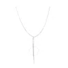 Tresorra Sterling Silver Pearl Tassel Necklace