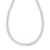 Tresorra Sterling Silver Rolo Link Necklace