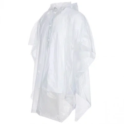 Trespass Adultsgender Inclusive Festival Packaway Poncho In White
