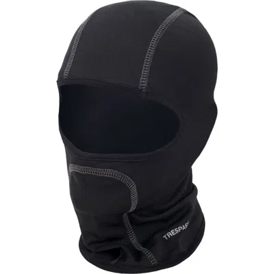 Trespass Adultsgender Inclusive Moulder Winter Balaclava In Black