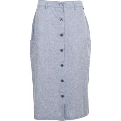 Trespass Alexie A-line Midi Skirt In Blue