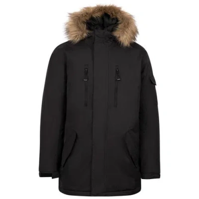 Trespass Alexsander Waterproof Jacket In Black