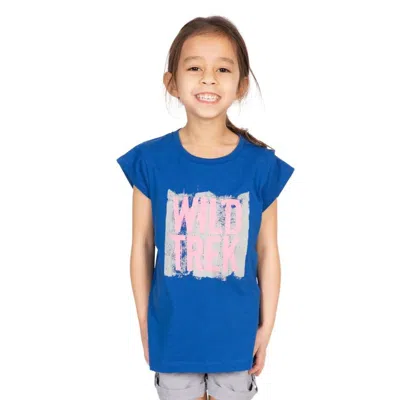 Trespass Childrens Girls Arriia Short Sleeve T-shirt In Blue