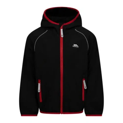 Trespass Childrens/kids Belmoon Soft Shell Jacket In Black
