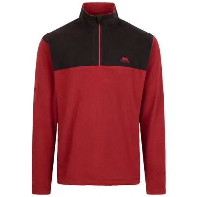 Trespass Curtiston At100 Fleece Top In Burgundy