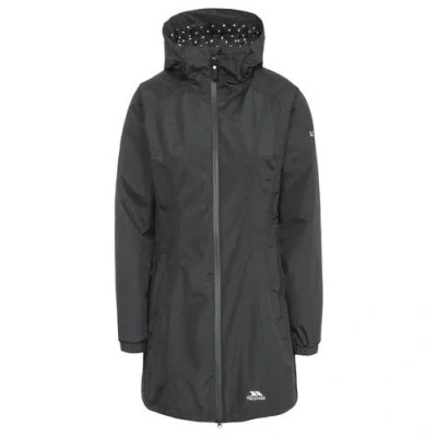 Trespass Daytrip Waterproof Shell Jacket In Black