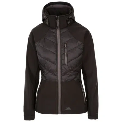 Trespass Elvira Soft Shell Jacket In Black