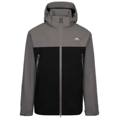 Trespass Fahamore Waterproof Jacket In Gray