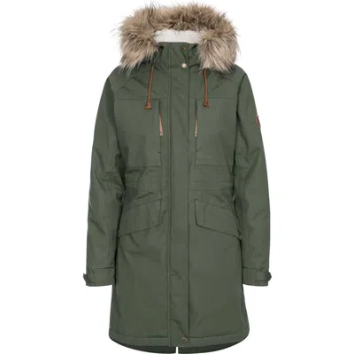 Trespass Faithful Waterproof Jacket In Green