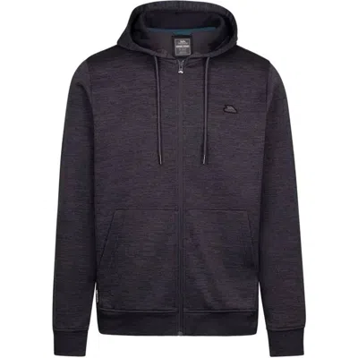 Trespass Fewston Full Zip Hoodie In Gray