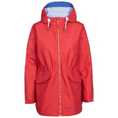 Trespass Finch Tp50 Waterproof Jacket In Red