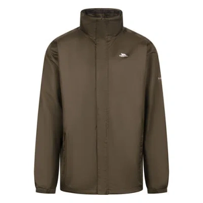 Trespass Fraser Ii Waterproof Jacket In Brown