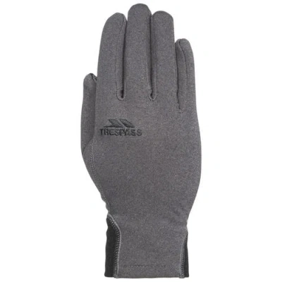 Trespass Gender Inclusive Atherton Gloves In Gray