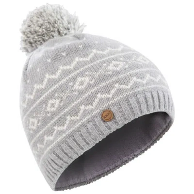 Trespass Holbray Knitted Hat In Gray
