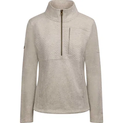 Trespass Hoxie Marl Fleece Top In Gray