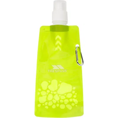 Trespass Hydromatic Collapsible Water Bottle In Green