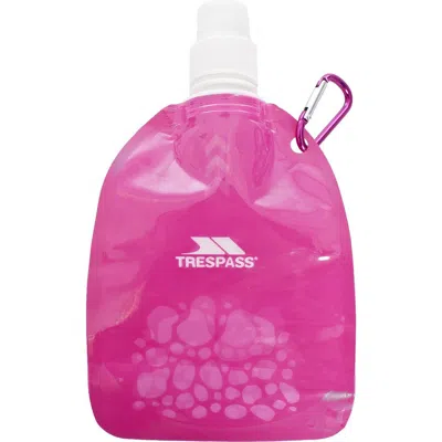 Trespass Hydromini Collapsible Water Bottle In Pink