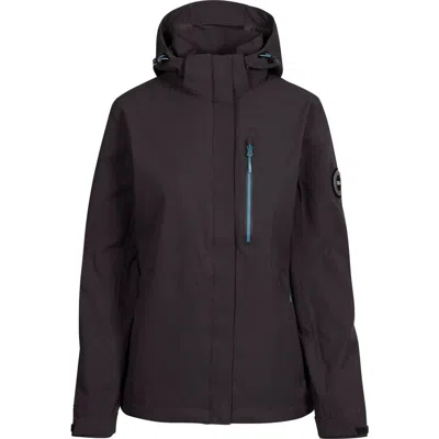 Trespass Katya Dlx Waterproof Jacket In Gray