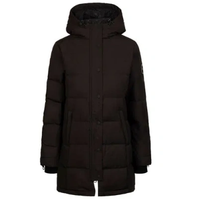 Trespass Lainey Dlx Down Jacket In Black