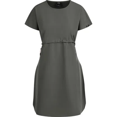 Trespass Lidia Round Neck Cotton Dress In Gold
