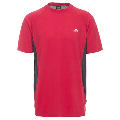Trespass Mens Reptia Short Sleeve Quick Dry Active T-shirt (red)