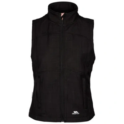 Trespass Mereb Tp50 Softshell Lightweight Vest In Black