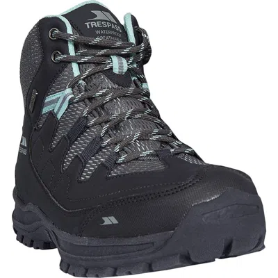 Trespass Mitzi Waterproof Walking Boots In Black