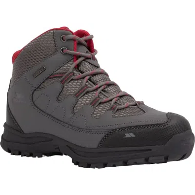 Trespass Mitzi Waterproof Walking Boots In Gray