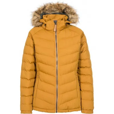 Trespass Nadina Waterproof Padded Jacket In Yellow
