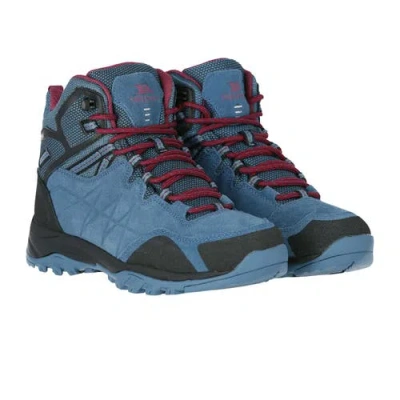 Trespass Nairne Suede Walking Boots In Blue