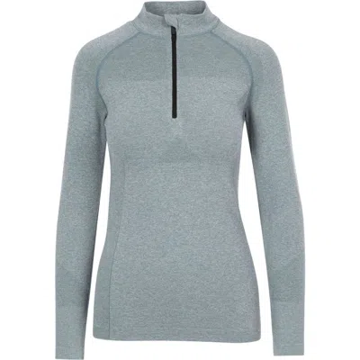 Trespass Pelina Half Zip Long-sleeved Active Top In Multi