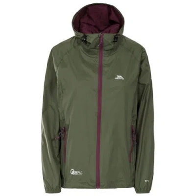 Trespass Qikpac Packaway Waterproof Jacket In Green