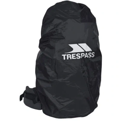 Trespass Rain Waterproof Knapsack Cover In Black
