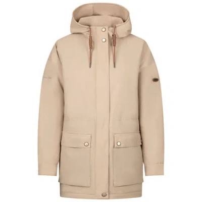 Trespass Sasser Waterproof Jacket In Brown