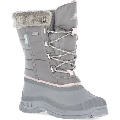 Trespass Stavra Ii Snow Boots In Gray