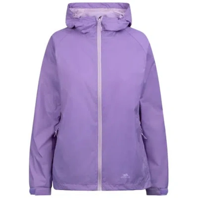Trespass Tayah Ii Waterproof Jacket In Purple
