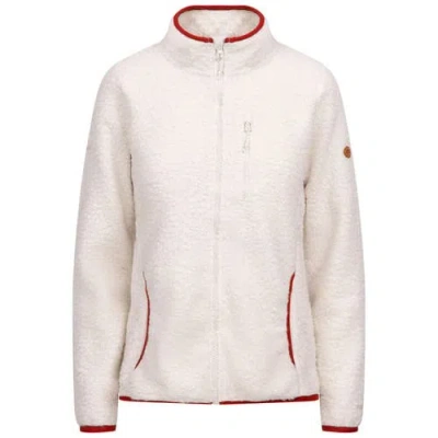 Trespass Tourley Full Zip Fleece Jacket In White