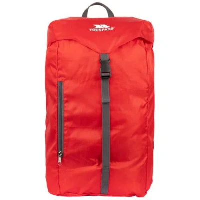 Trespass Venoy Packaway Rucksack In Red