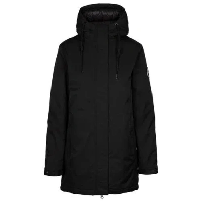 Trespass Wilma Dlx Waterproof Jacket In Black