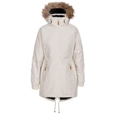 Trespass Womens/ladies Celebrity Insulated Longer Length Parka Jacket (fawn) In Brown
