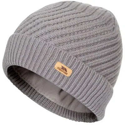 Trespass Womens/ladies Twisted Knitted Beanie (storm Grey)