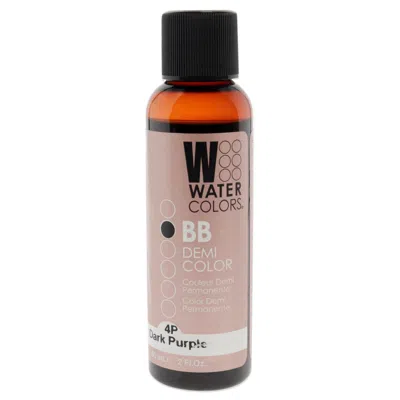 Tressa Watercolors Bb Demi-permanent Hair Color - 4p Dark Purple By  For Unisex - 2 oz Hair Color