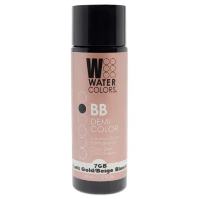 Tressa Watercolors Bb Demi-permanent Hair Color - 7gb Dark Golden Beige Blonde By  For Unisex - 2 oz  In Sand