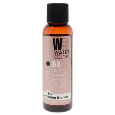 Tressa Watercolors Bb Demi-permanent Hair Color - 8g Medium Golden Blonde By  For Unisex - 2 oz Hair  In Multi